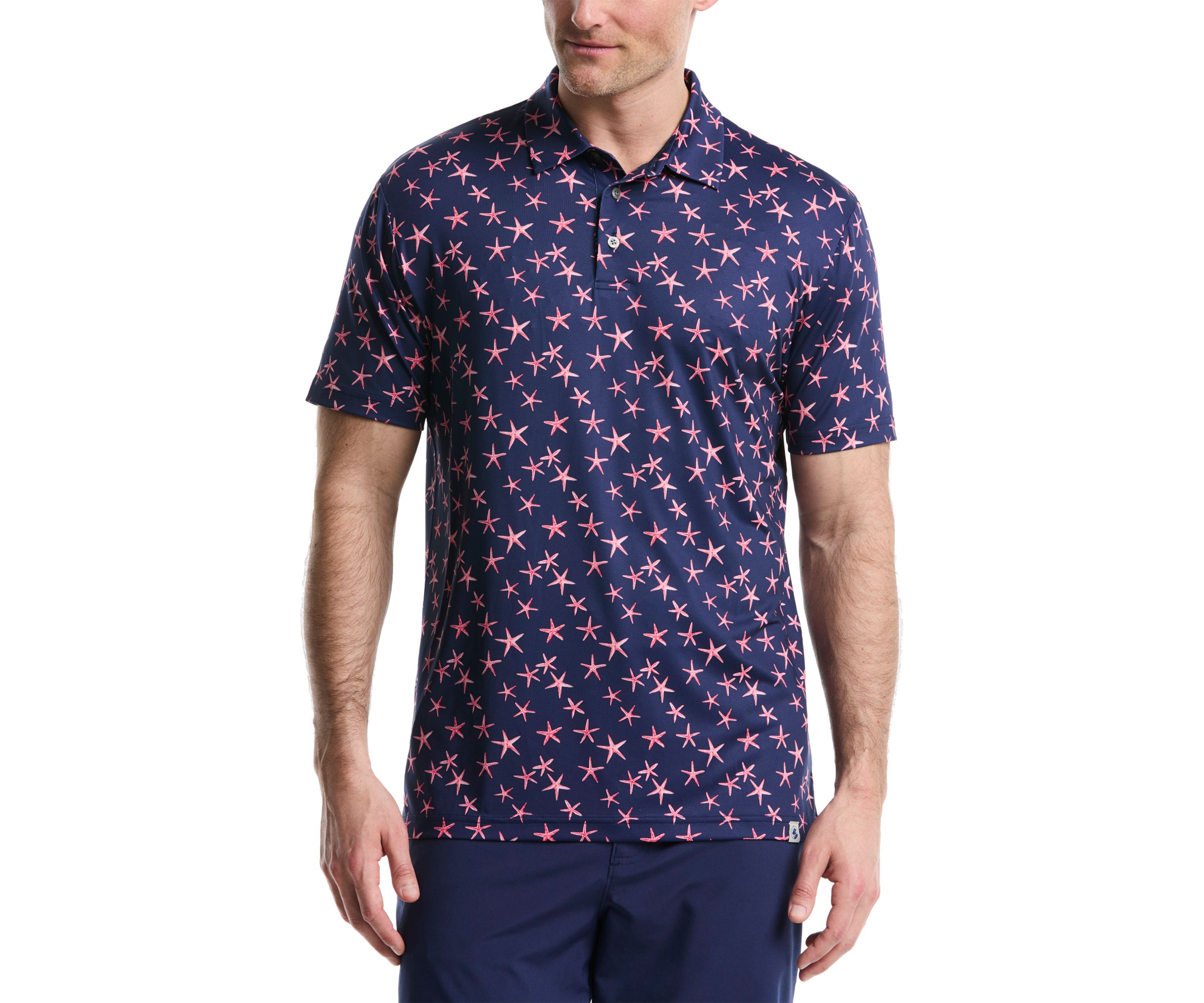 Big & Tall Printed Polo Shirt 
