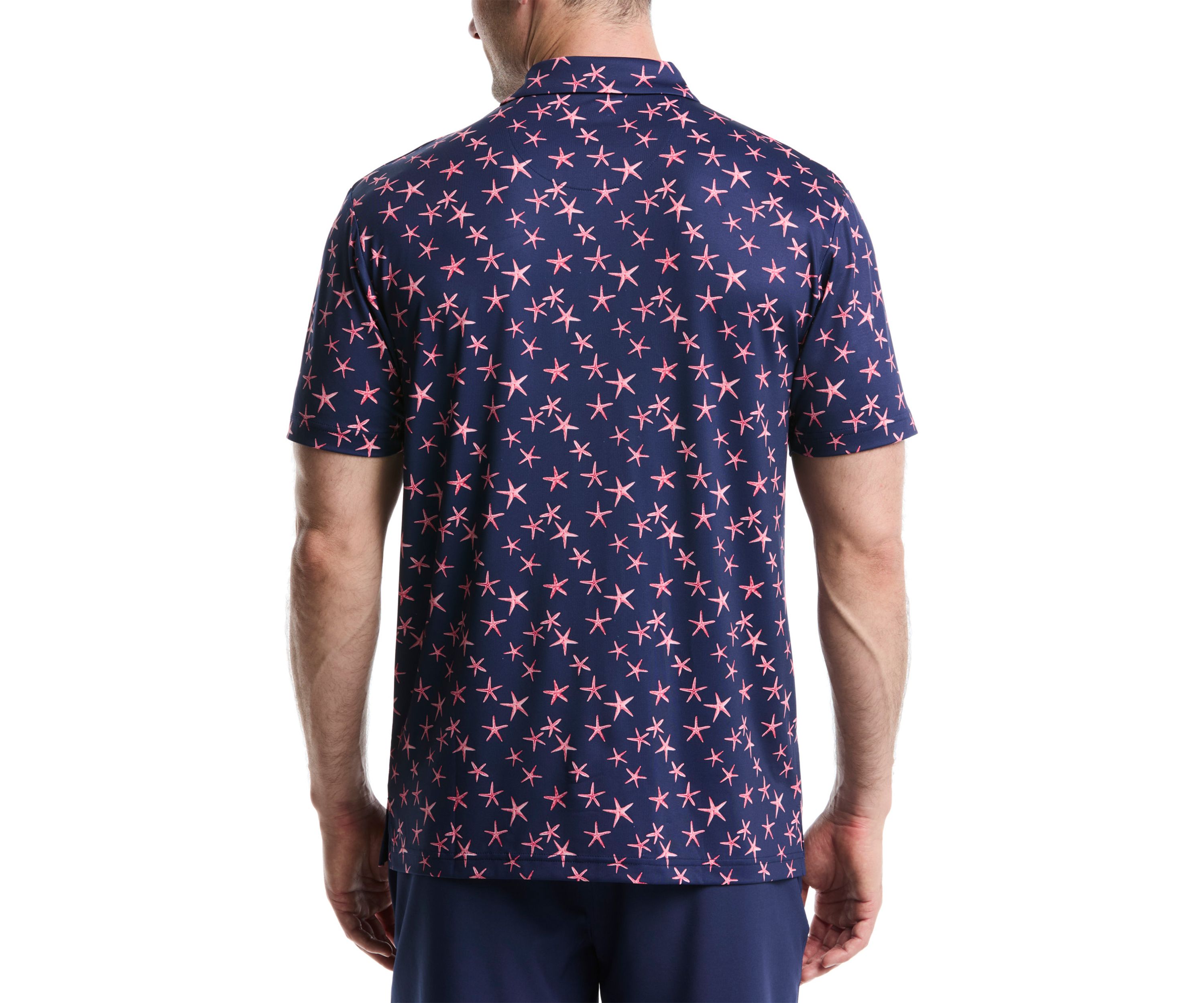 Big & Tall Printed Polo Shirt 