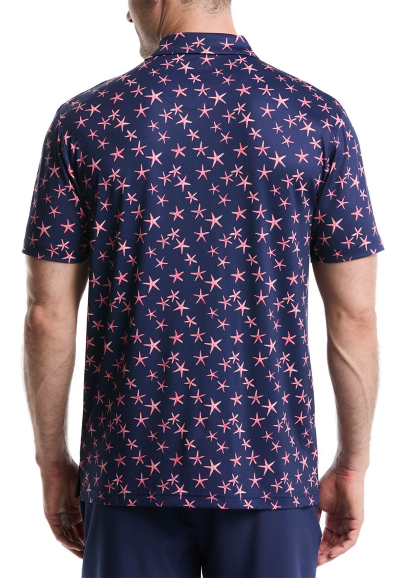 Big & Tall Printed Polo Shirt 