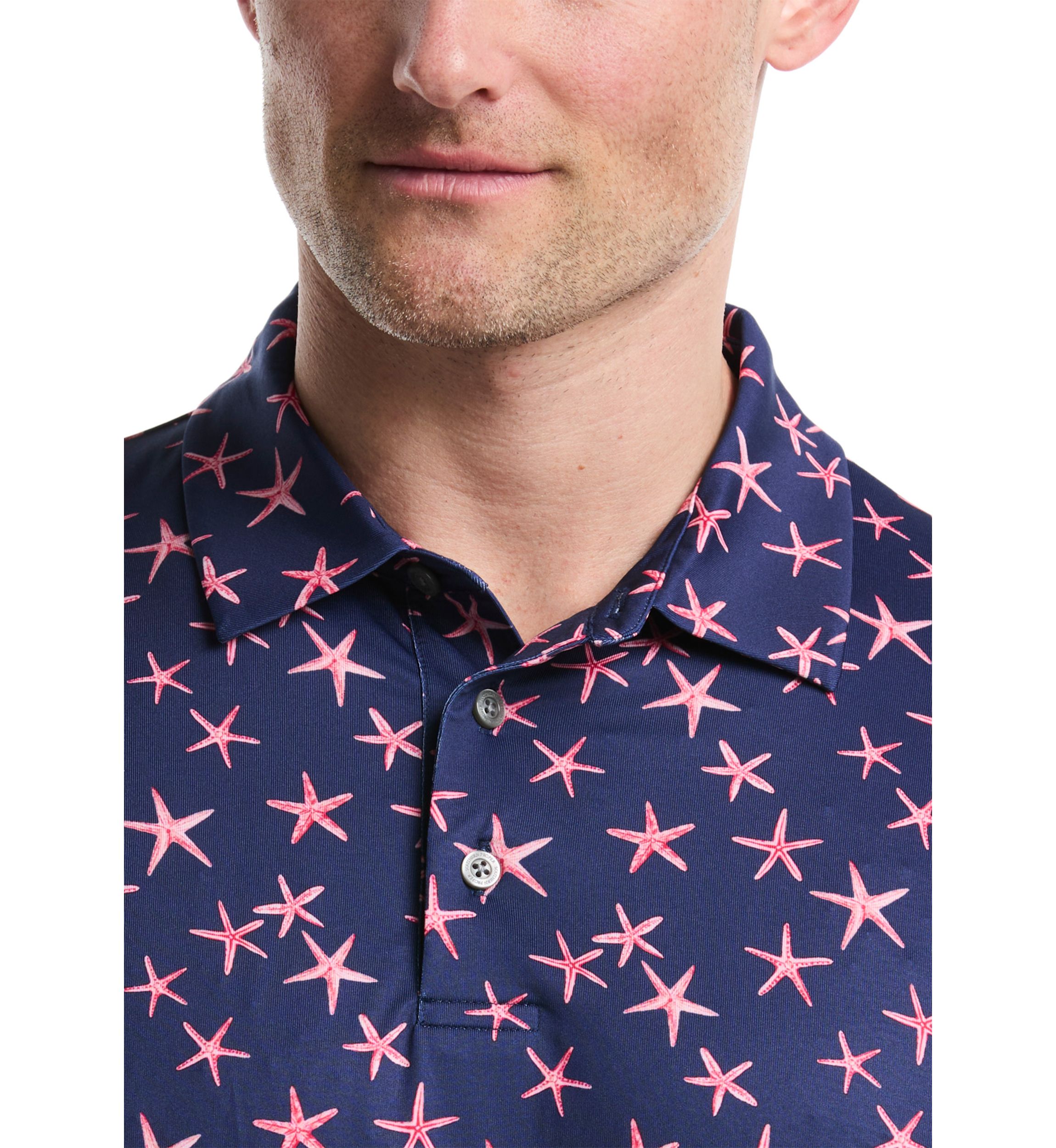 Big & Tall Printed Polo Shirt 