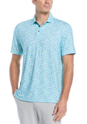 Southern Proper Men's Short Sleeve Marine Life Polo Shirt
