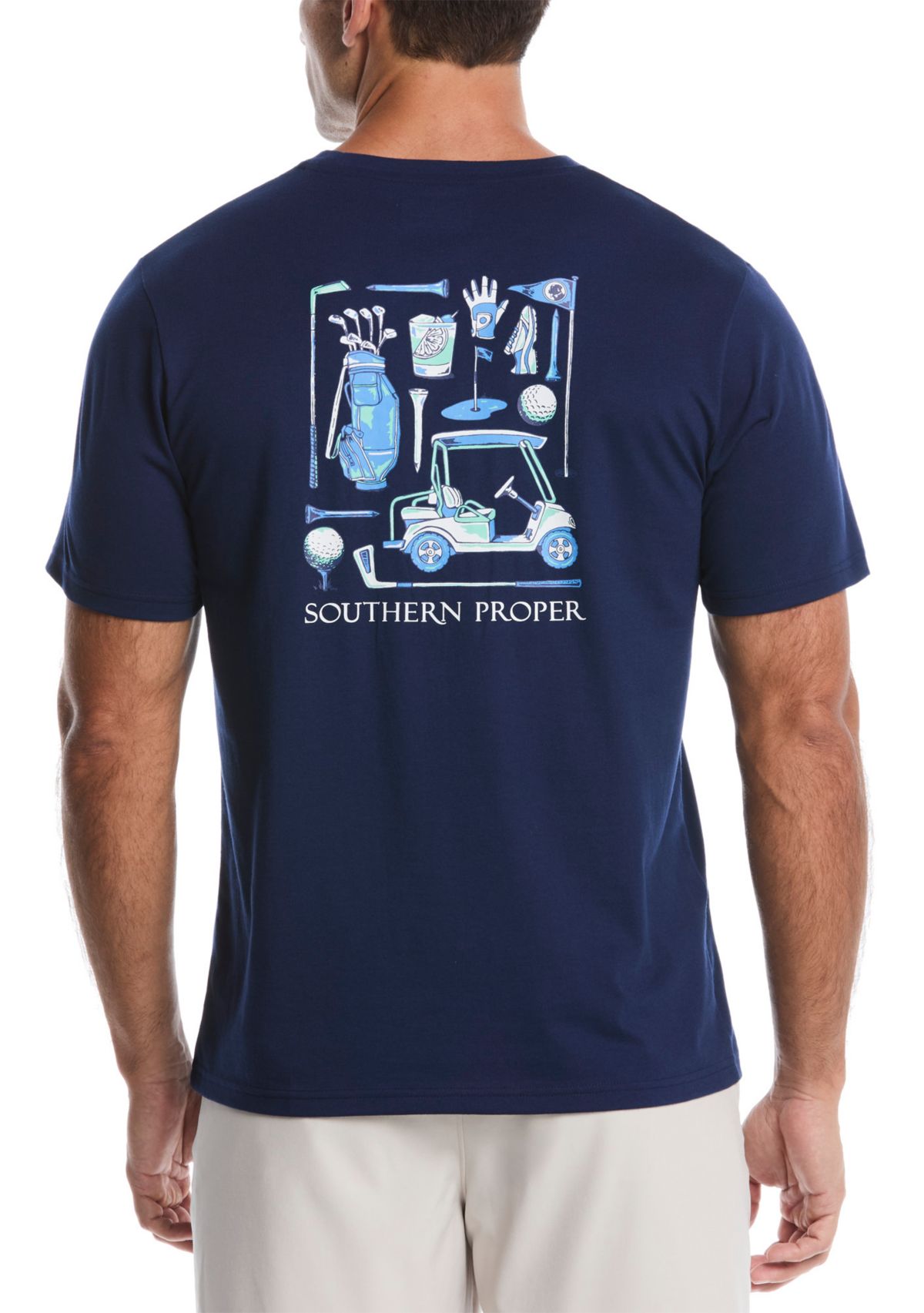 Short Sleeve Golf Items Graphic T-Shirt