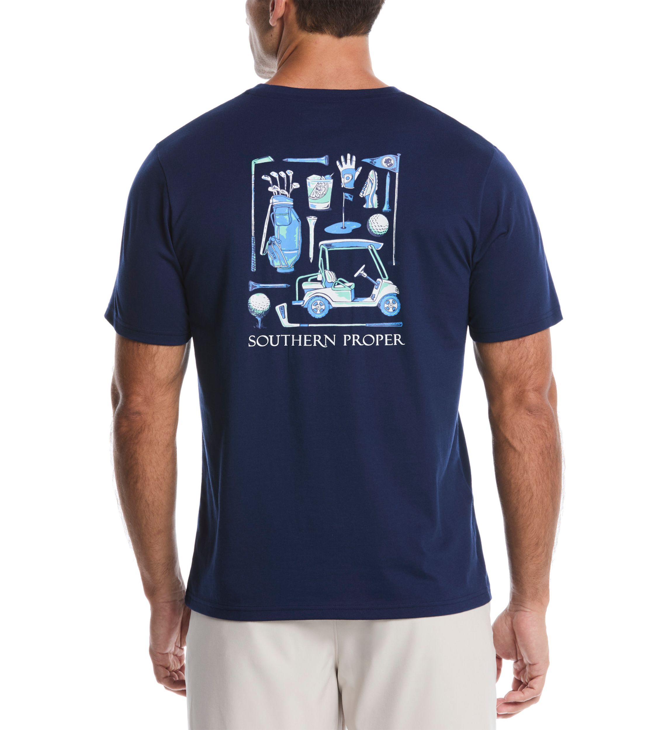 Short Sleeve Golf Items Graphic T-Shirt
