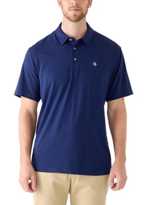 Southern Proper Men's Beachside Polo Shirt, Blue, 2XL