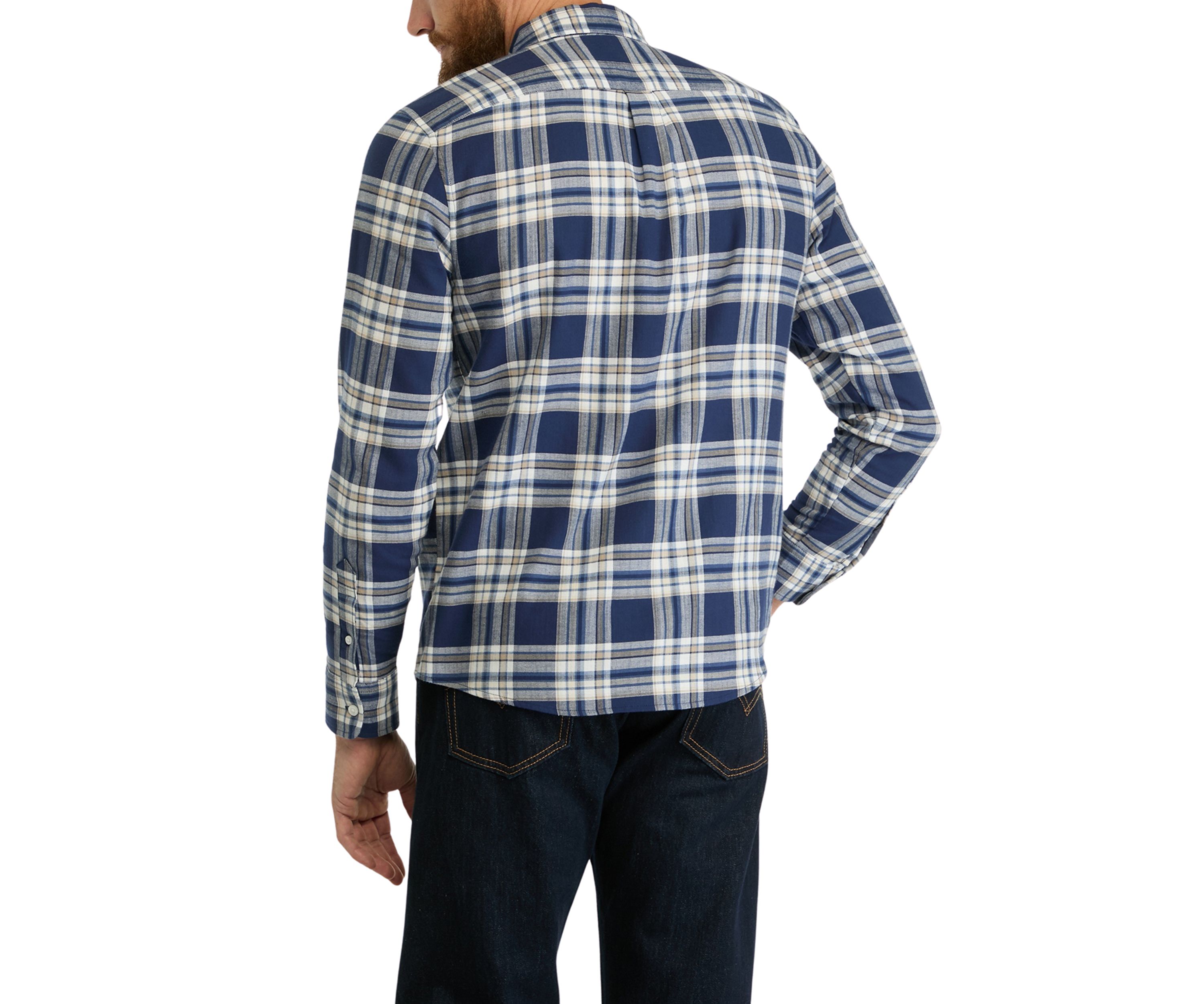 Long Sleeve Plaid Flannel Shirt