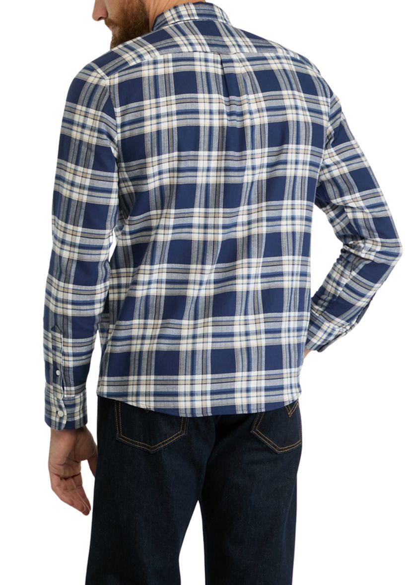 Long Sleeve Plaid Flannel Shirt