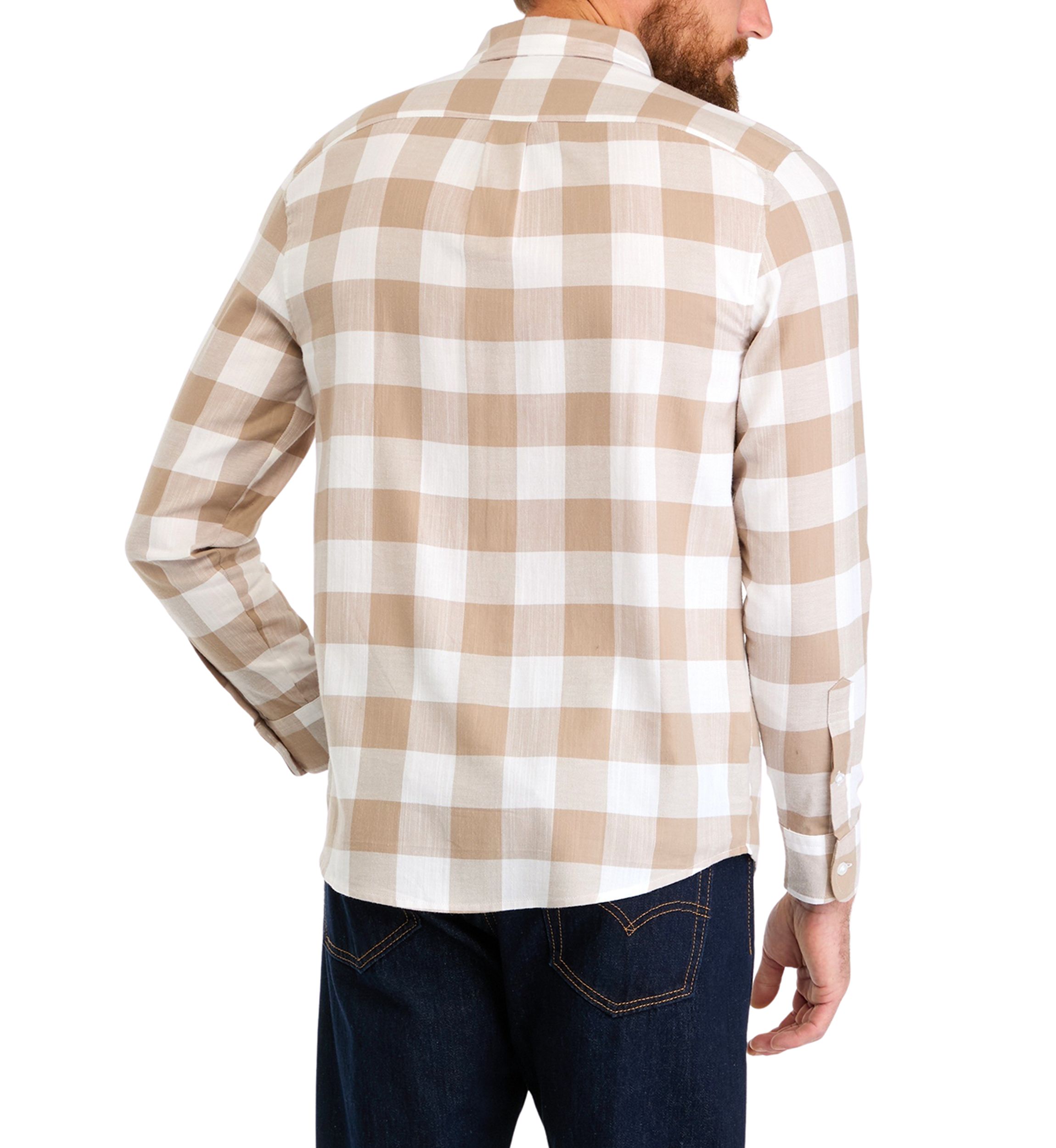 Long Sleeve Flannel Buffalo Check Shirt