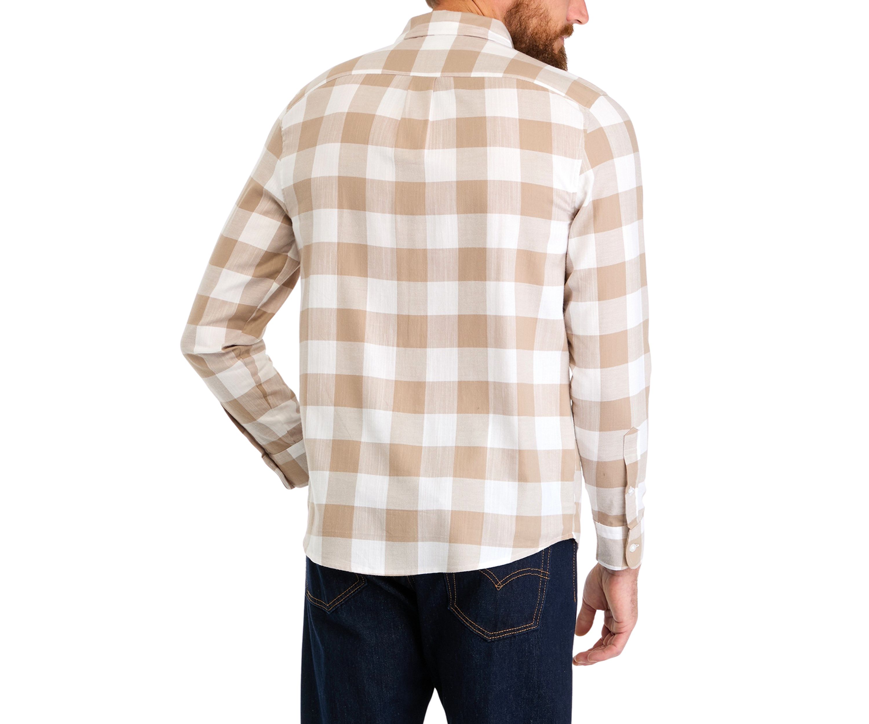 Long Sleeve Flannel Buffalo Check Shirt