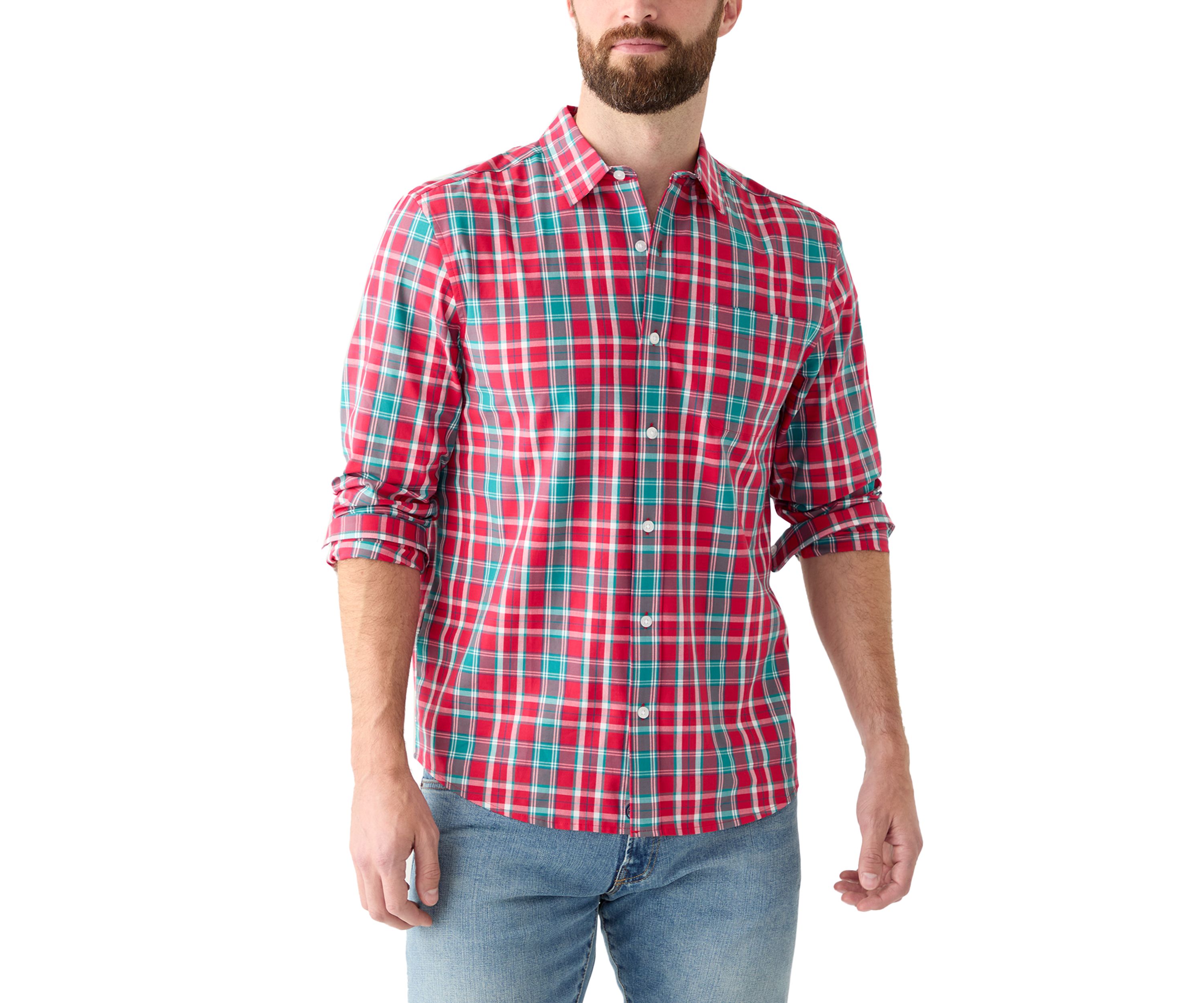 Long Sleeve Plaid Shirt