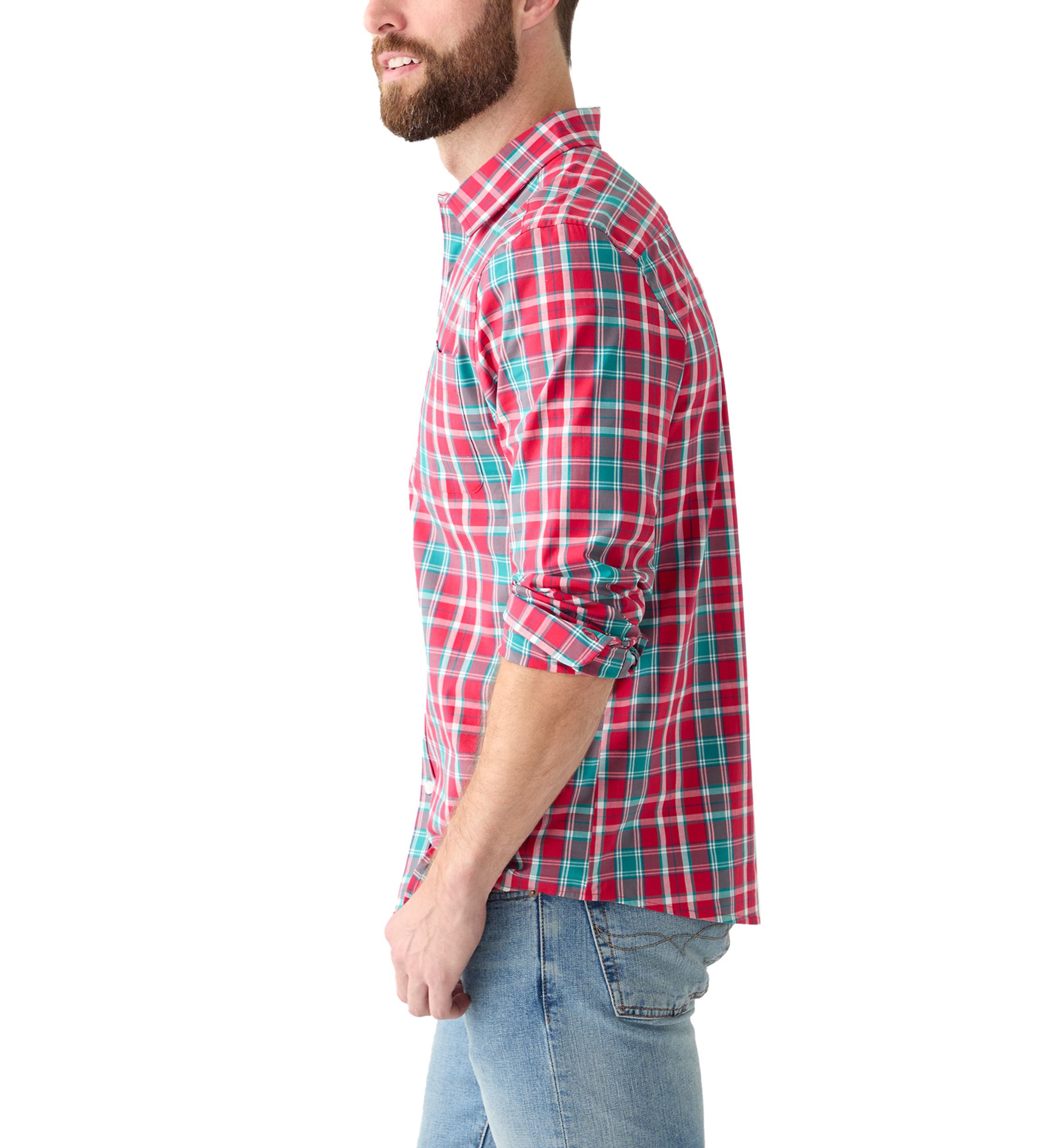 Long Sleeve Plaid Shirt