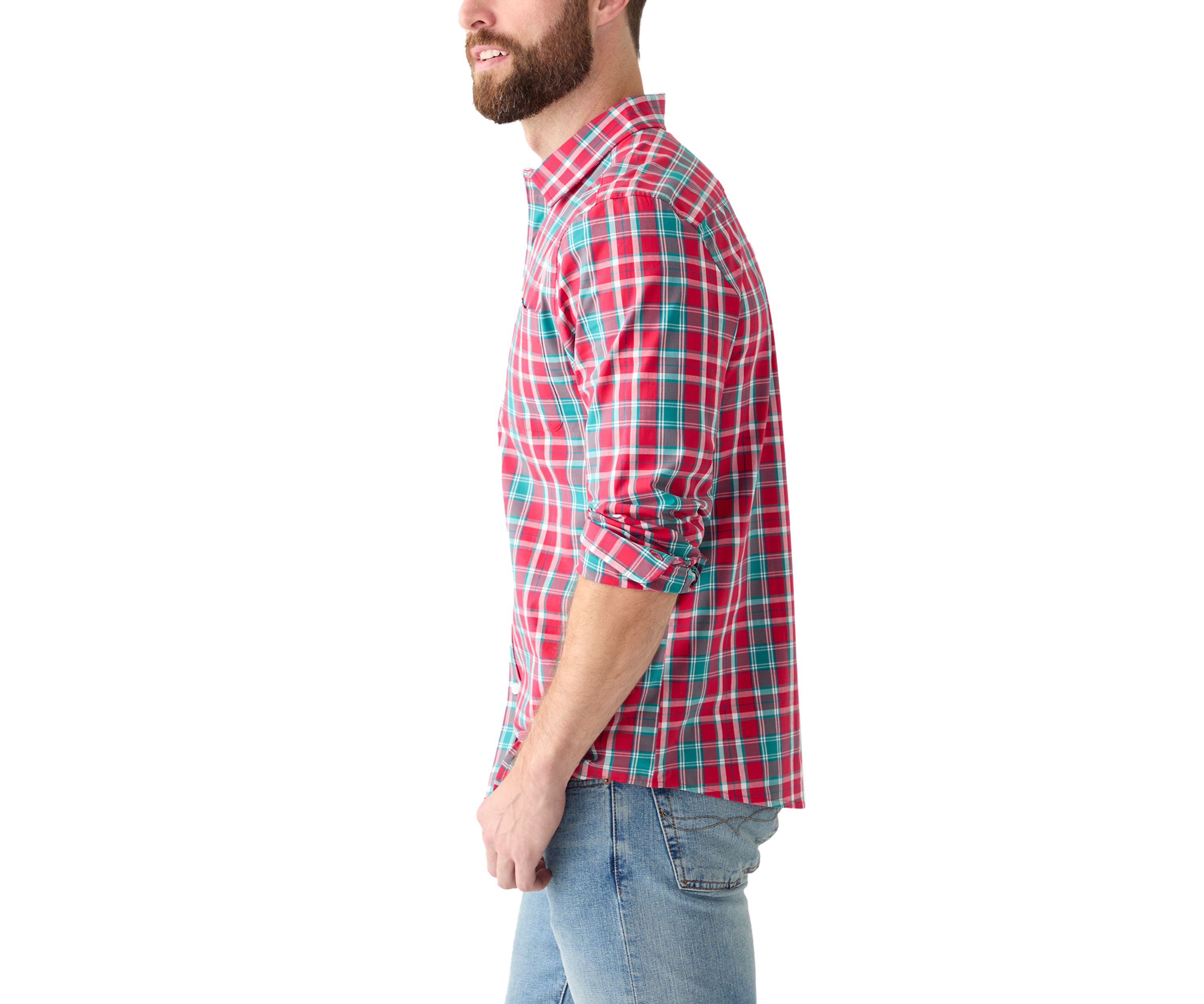 Long Sleeve Plaid Shirt