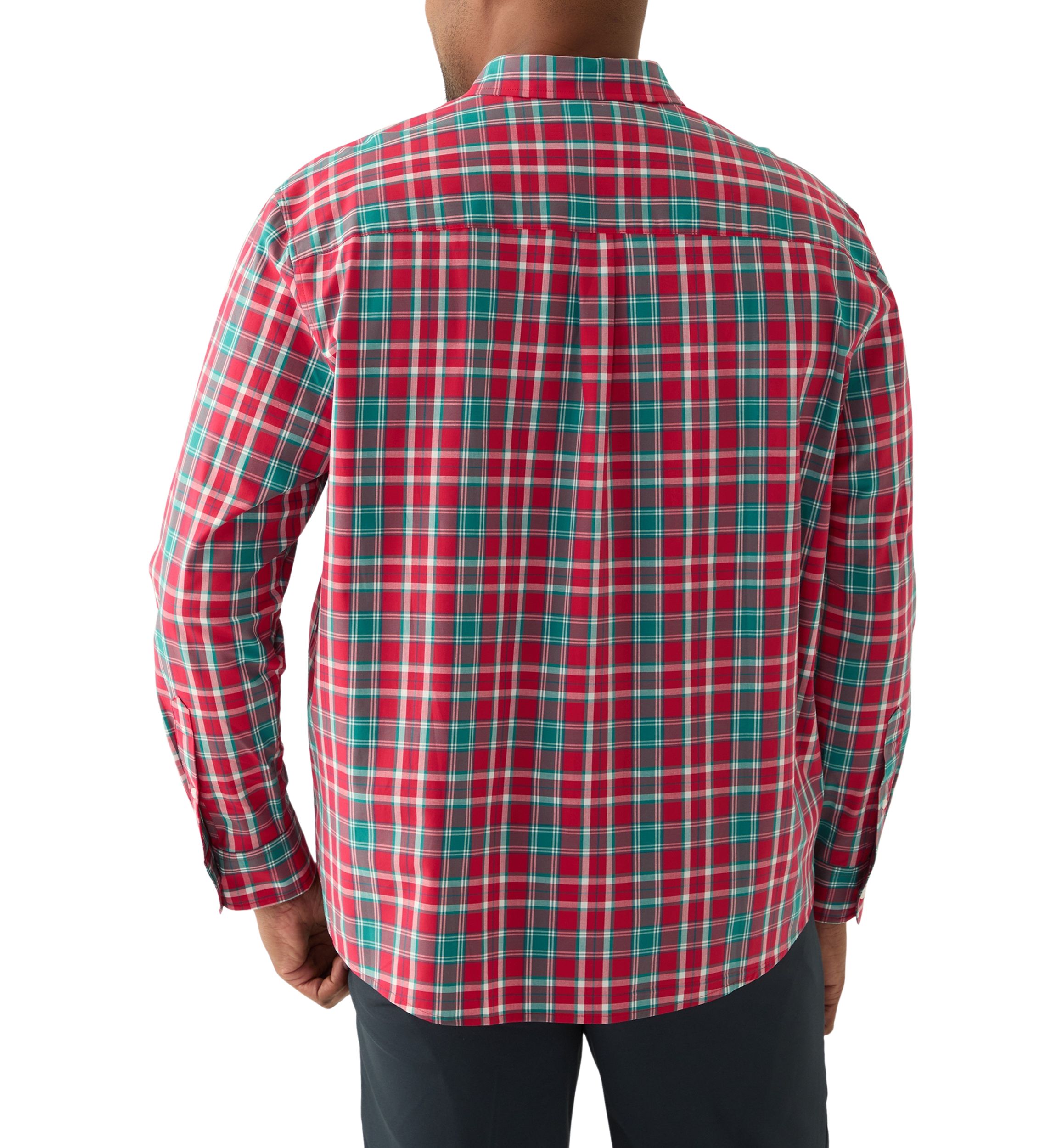 Big & Tall Plaid Printed Shirt