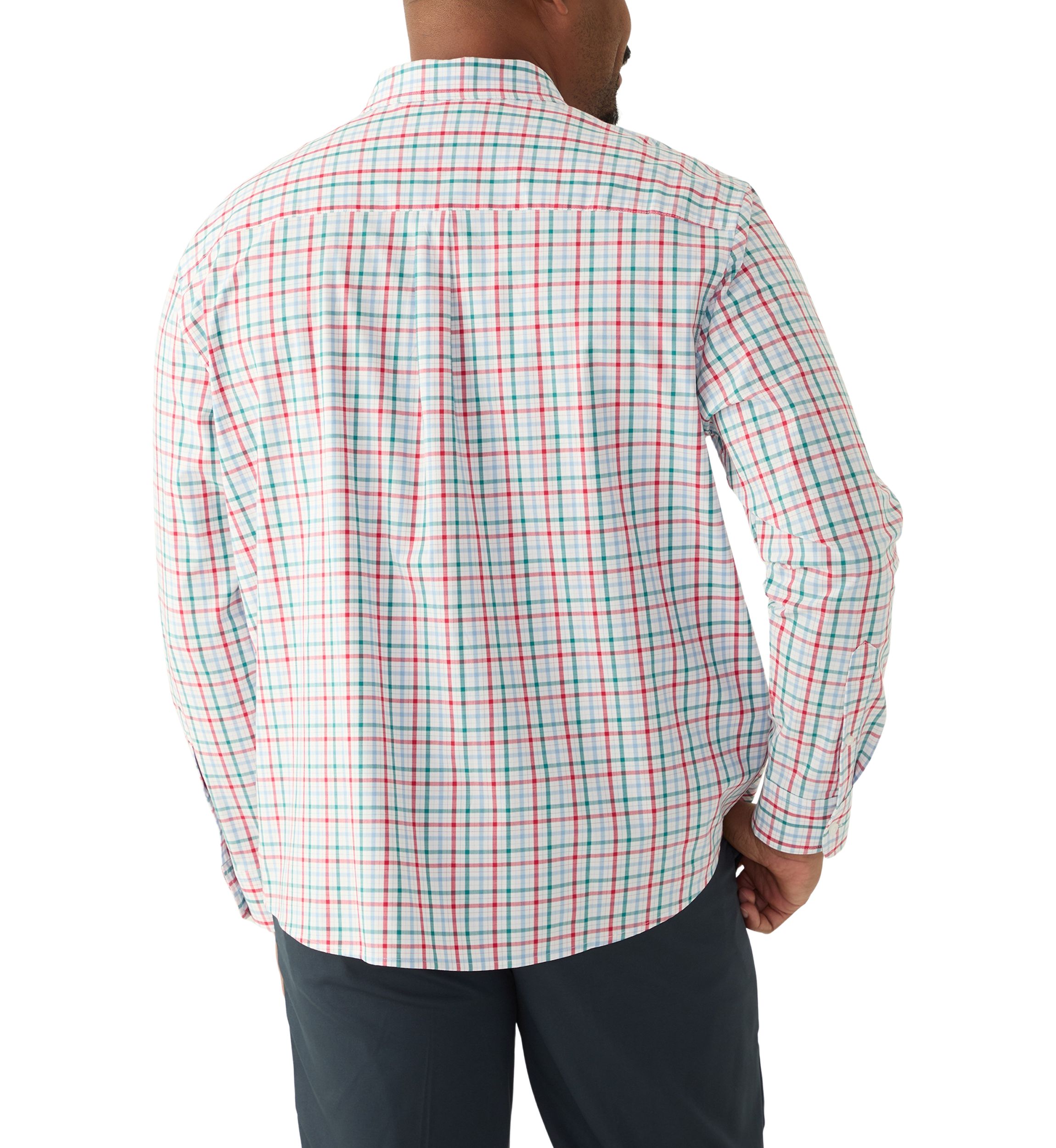 Big & Tall Long Sleeve Plaid Shirt