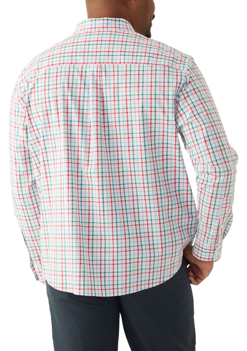 Big & Tall Long Sleeve Plaid Shirt