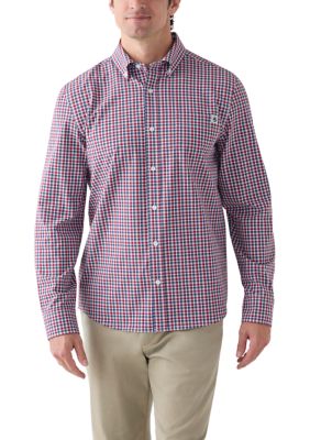 Southern Proper Men's Long Sleeve Multi-Color Plaid Shirt, 2XL