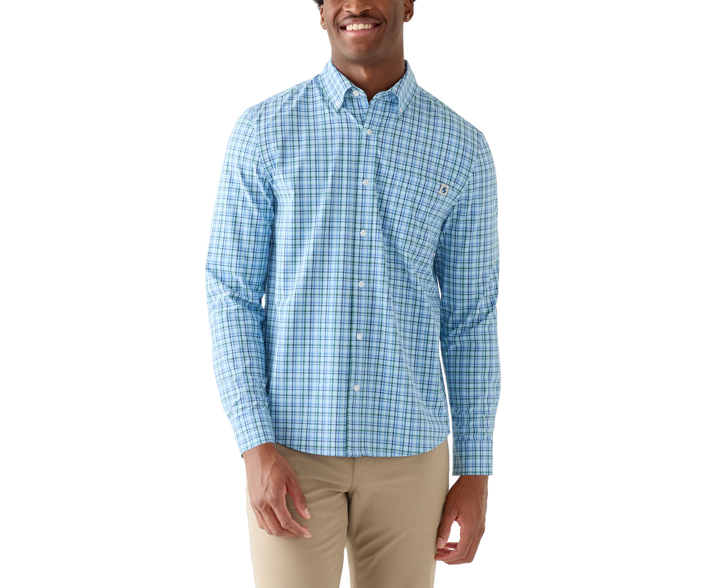 Long Sleeve Multi-Color Plaid Shirt