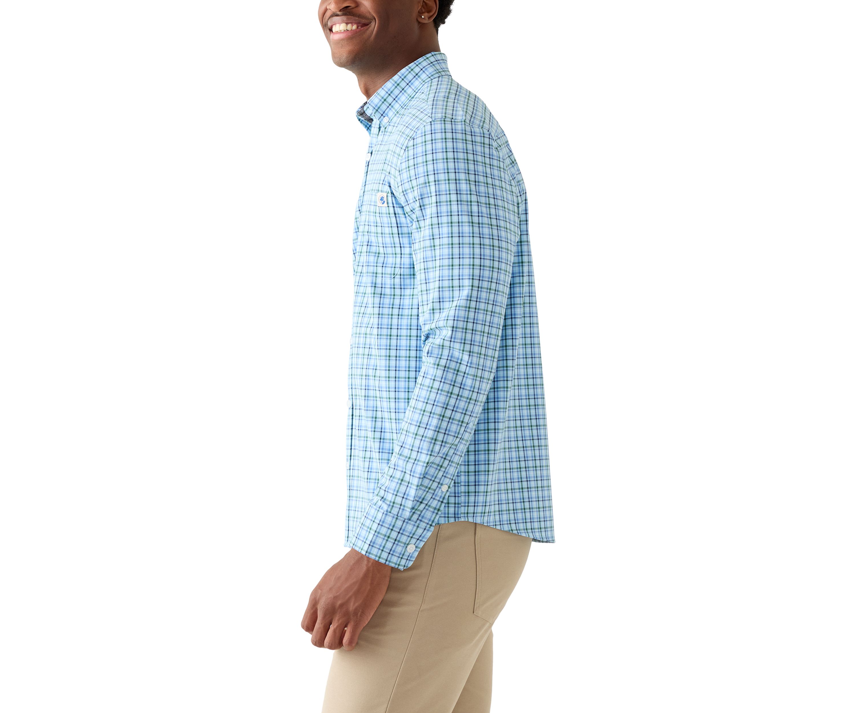 Long Sleeve Multi-Color Plaid Shirt