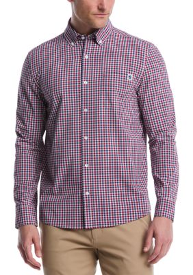Southern Proper Men's Long Sleeve Plaid Shirt, Small