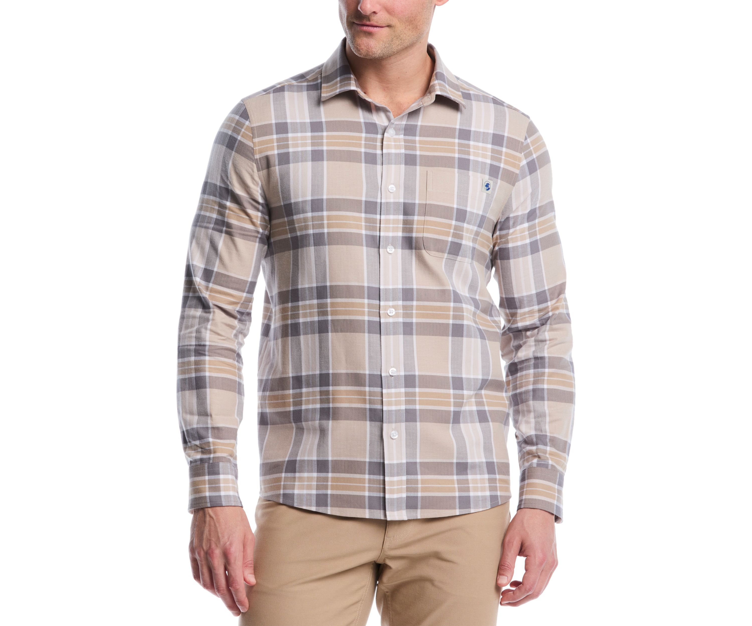 Long Sleeve Plaid Flannel Shirt