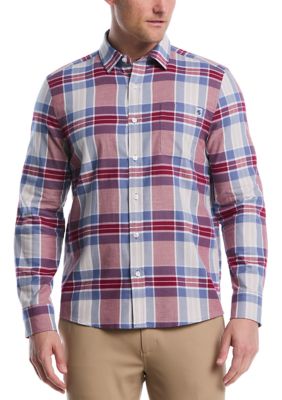 Southern Proper Men's Long Sleeve Plaid Flannel Shirt, 2XL