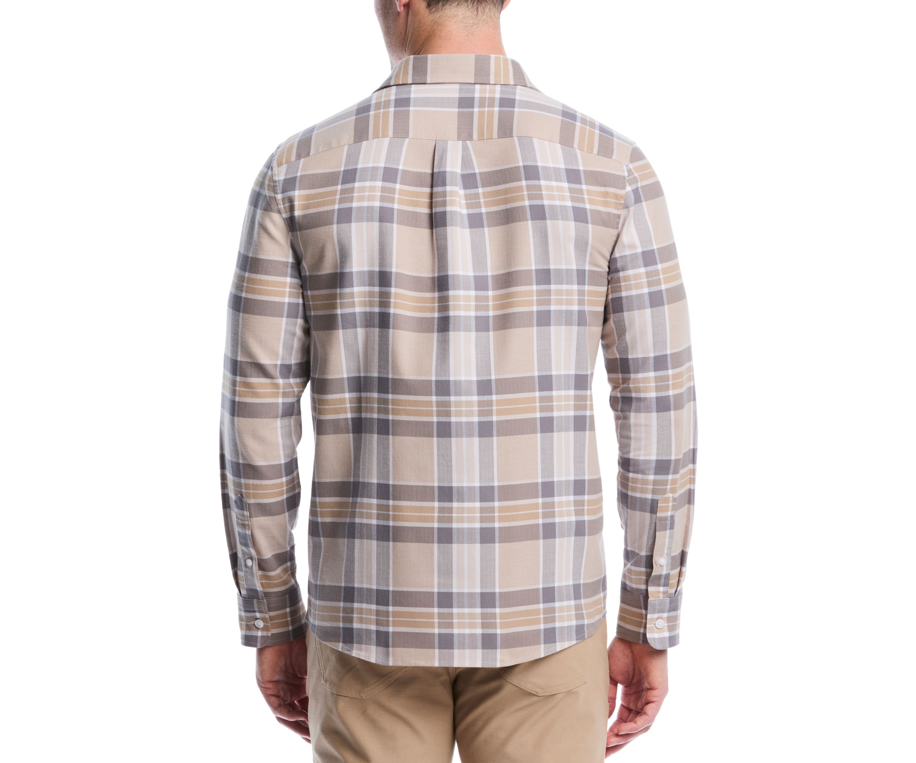 Long Sleeve Plaid Flannel Shirt
