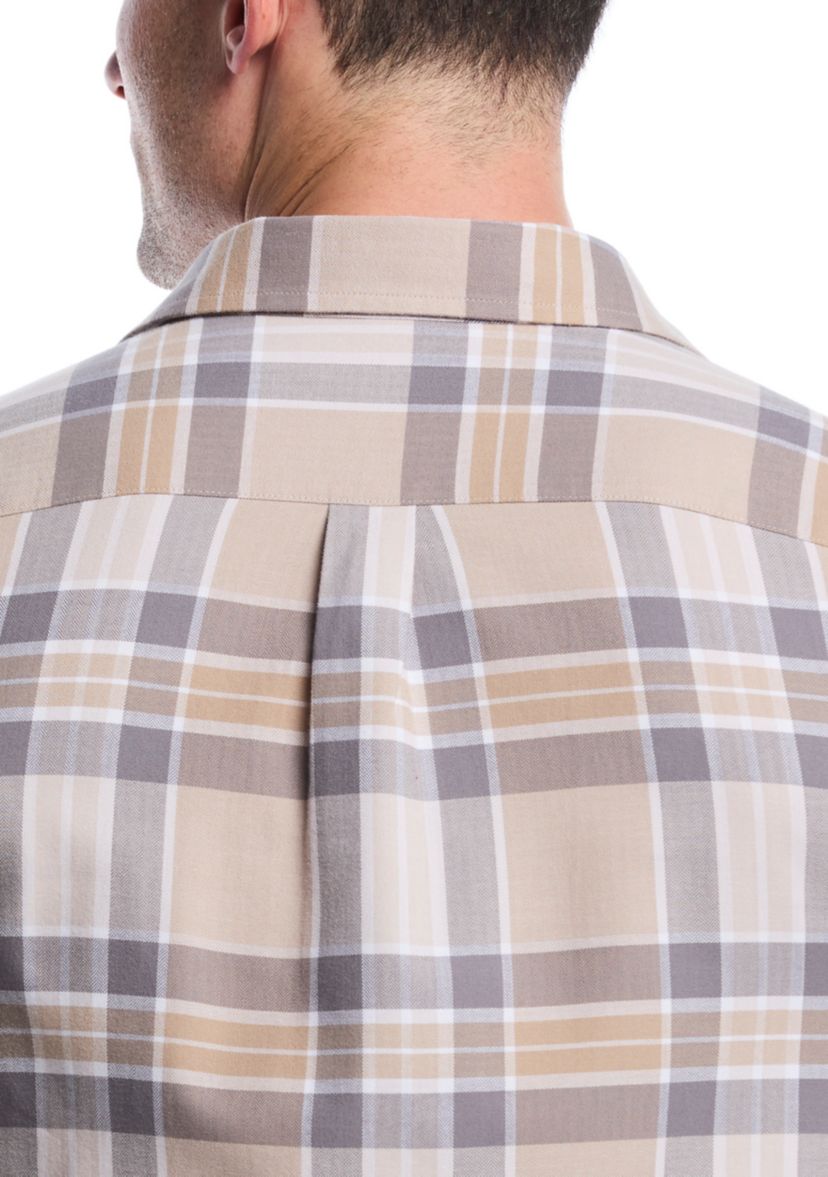 Long Sleeve Plaid Flannel Shirt