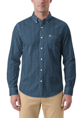 Southern Proper Men's Long Sleeve Plaid Shirt, Small