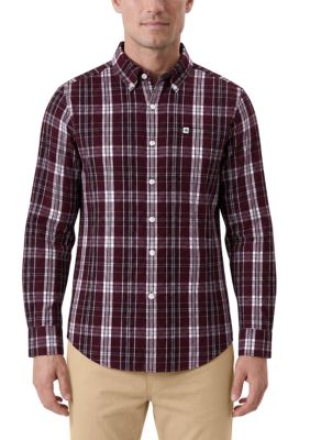 Southern Proper Men's Long Sleeve Plaid Shirt, 2XL