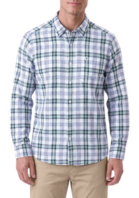 Southern Proper Men's Light Ground Flannel Shirt, Medium