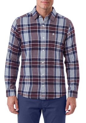 Southern Proper Men's Herringbone Flannel Shirt, 2XL