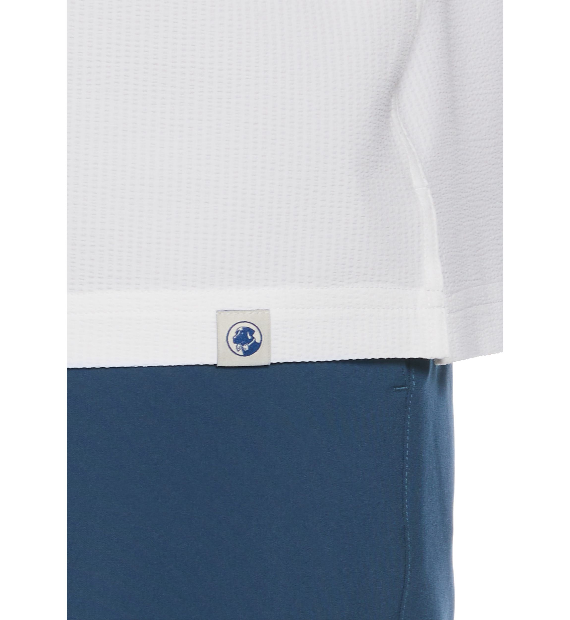 Short Sleeve Seersucker Solid Textured Shirt