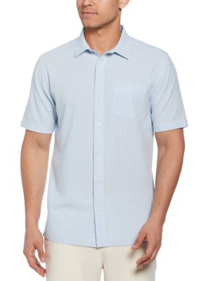 Southern Proper Men's Short Sleeve Seersucker Striped Button Down Shirt