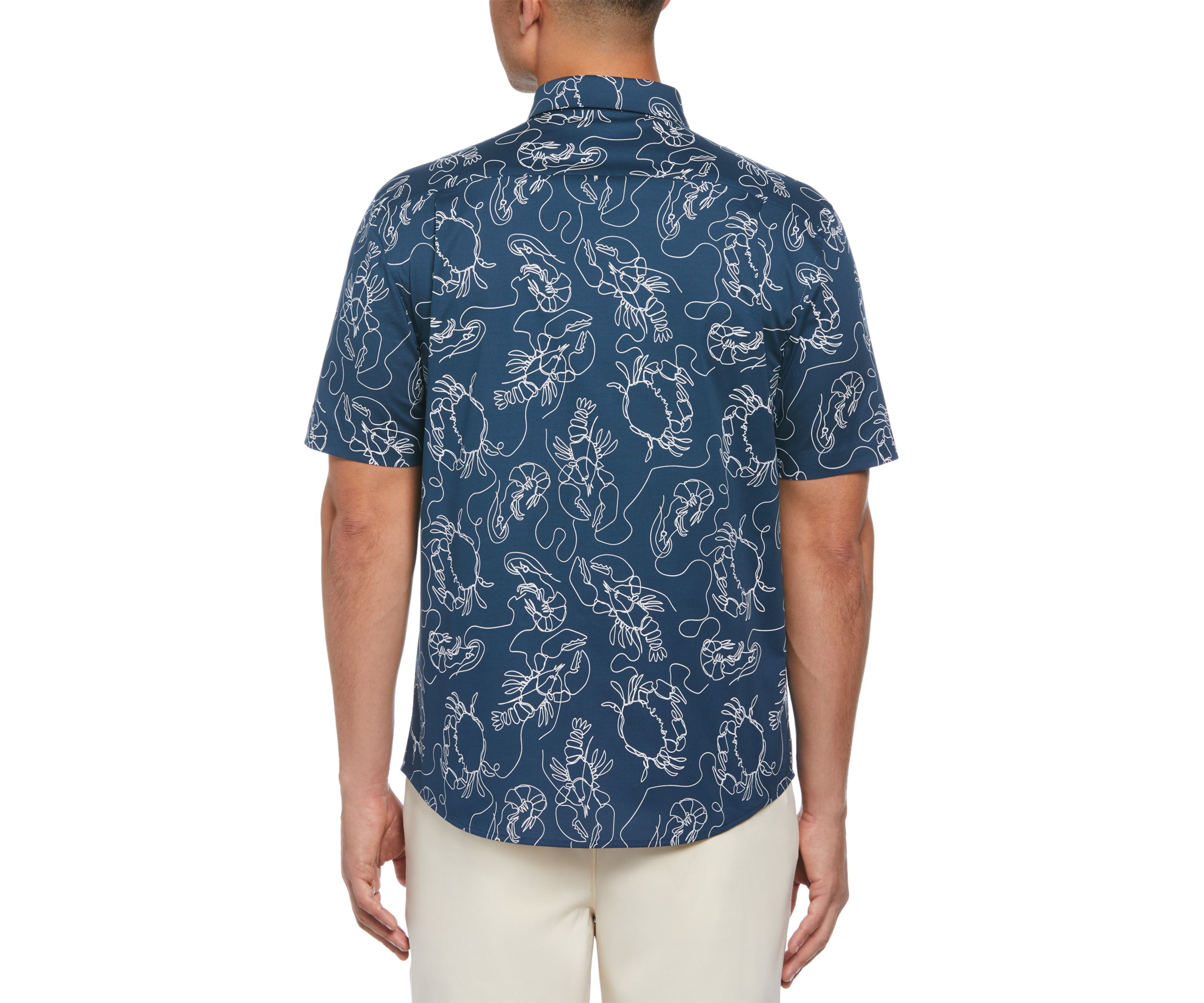 Owen Short Sleeve Button Down Shirt - Lobster Invasion main image 1