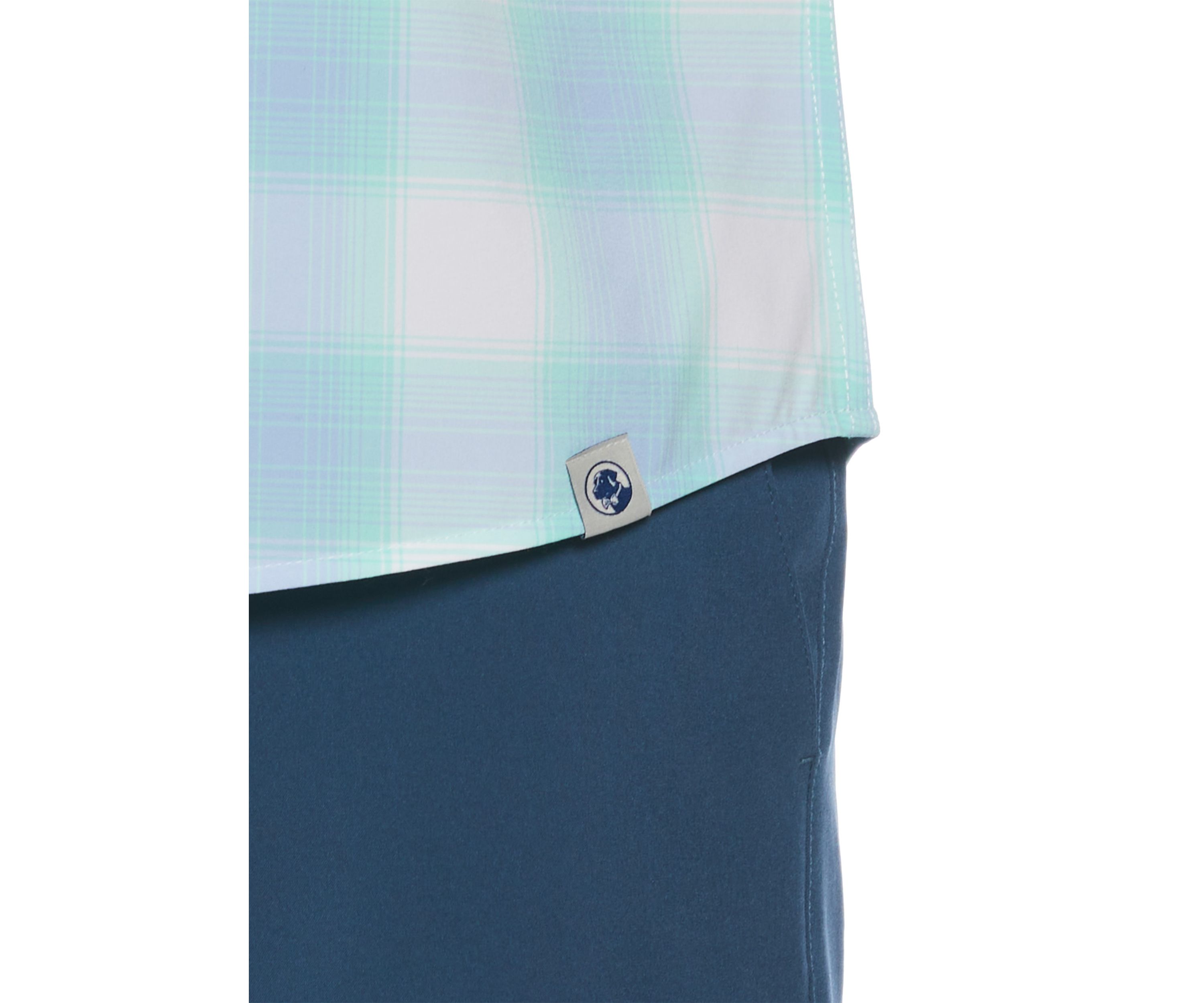 Short Sleeve Yarn Dyed Plaid Printed Shirt