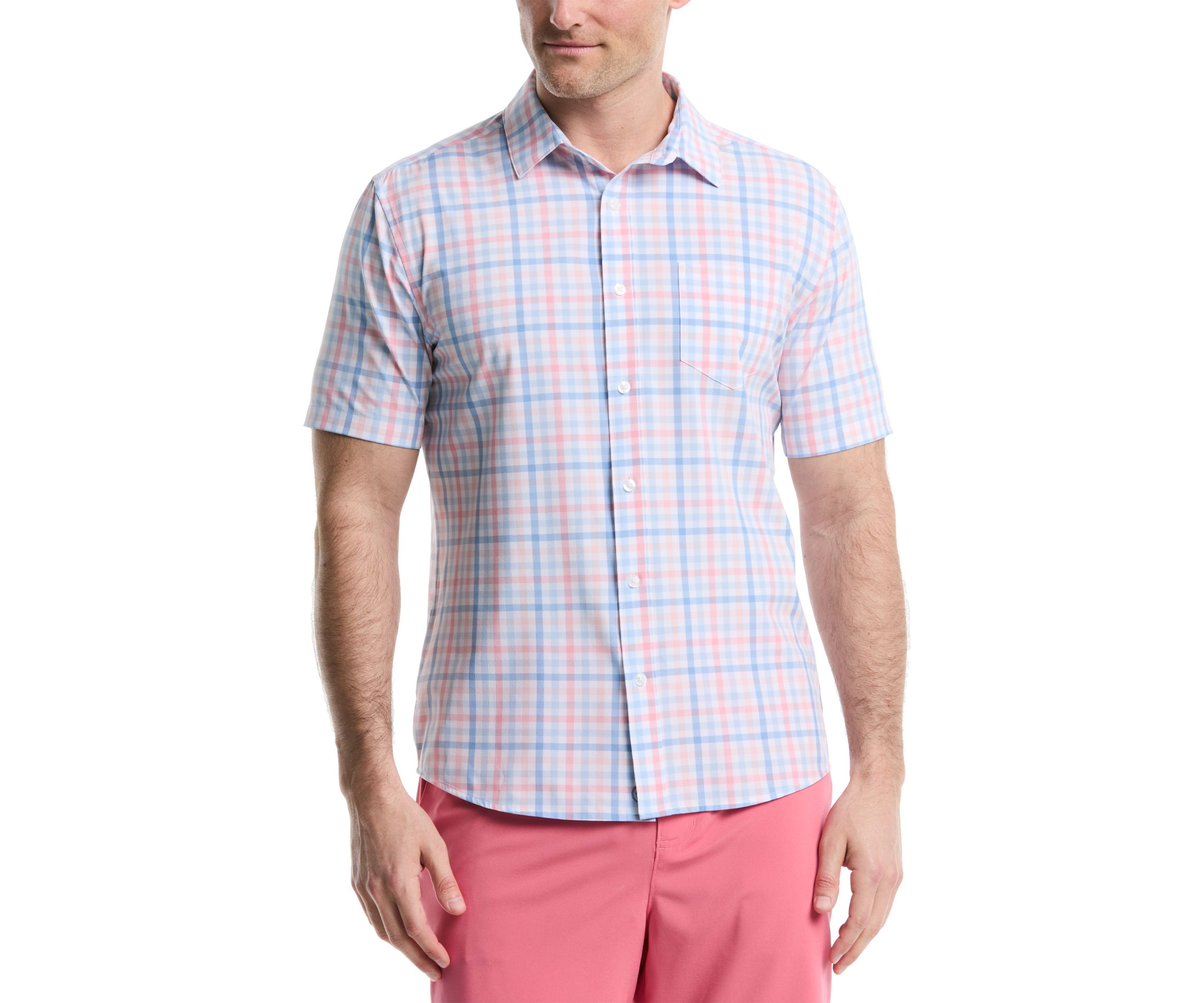 Multi Gingham Printed Button Down Shirt