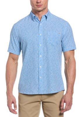 Southern Proper Men's Short Sleeve Collared Button Down Shirt