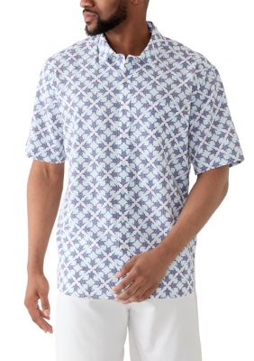 Southern Proper Men's Big & Tall Short Sleeve Seersucker Shirt