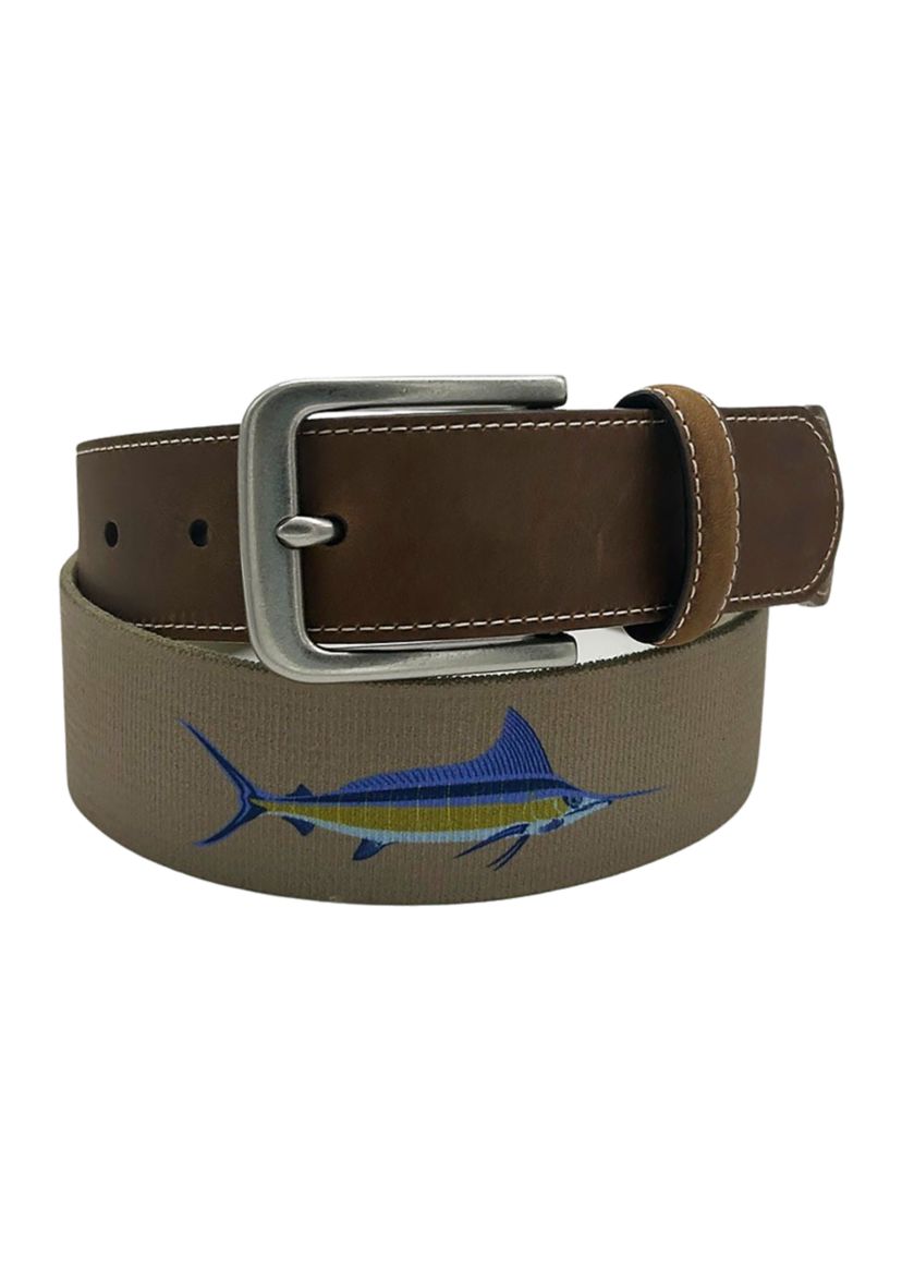 Fish Embroidered Belt