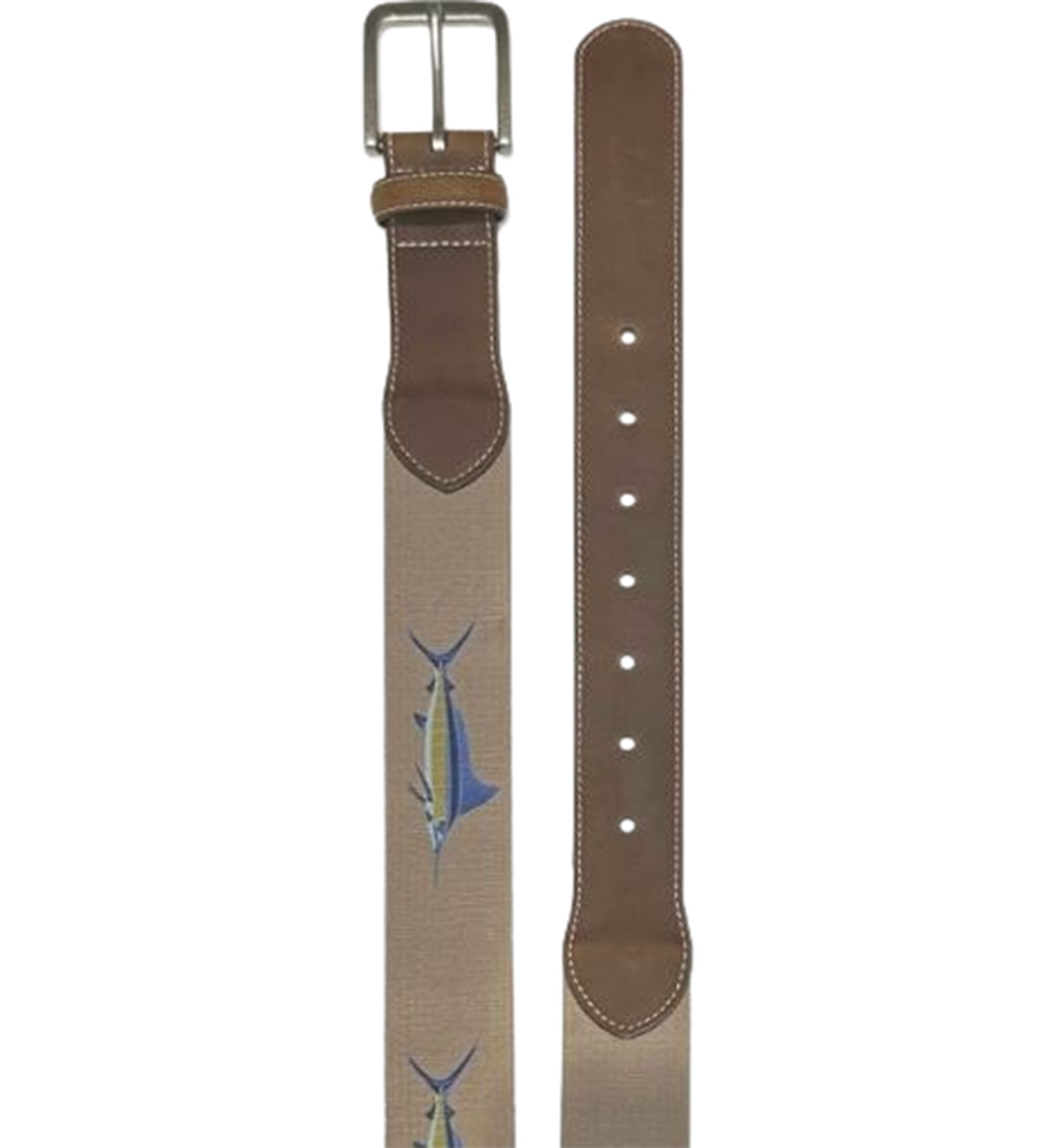 Fish Embroidered Belt