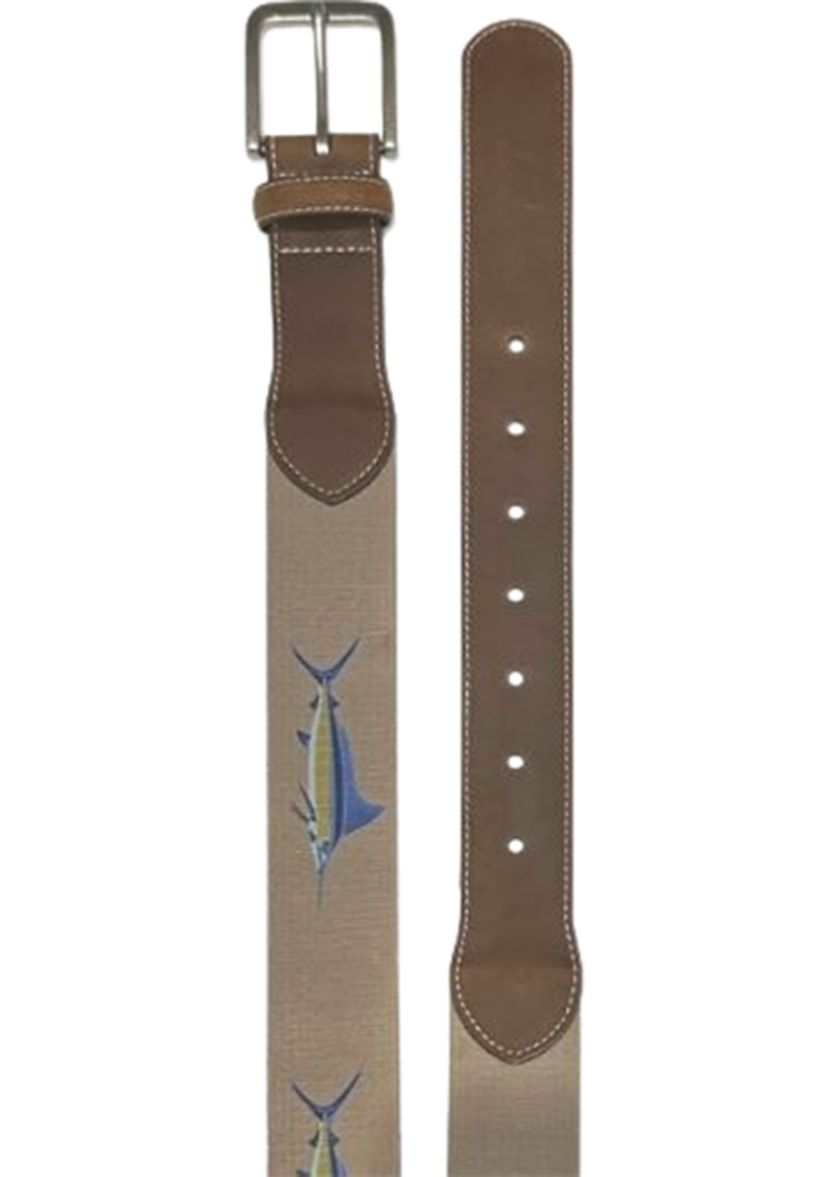 Fish Embroidered Belt