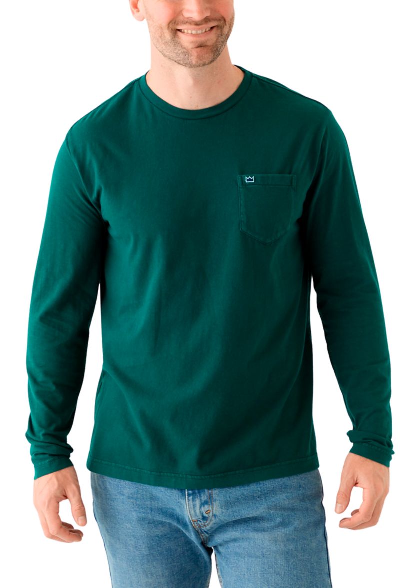 Slub Cotton Long Sleeve T-Shirt