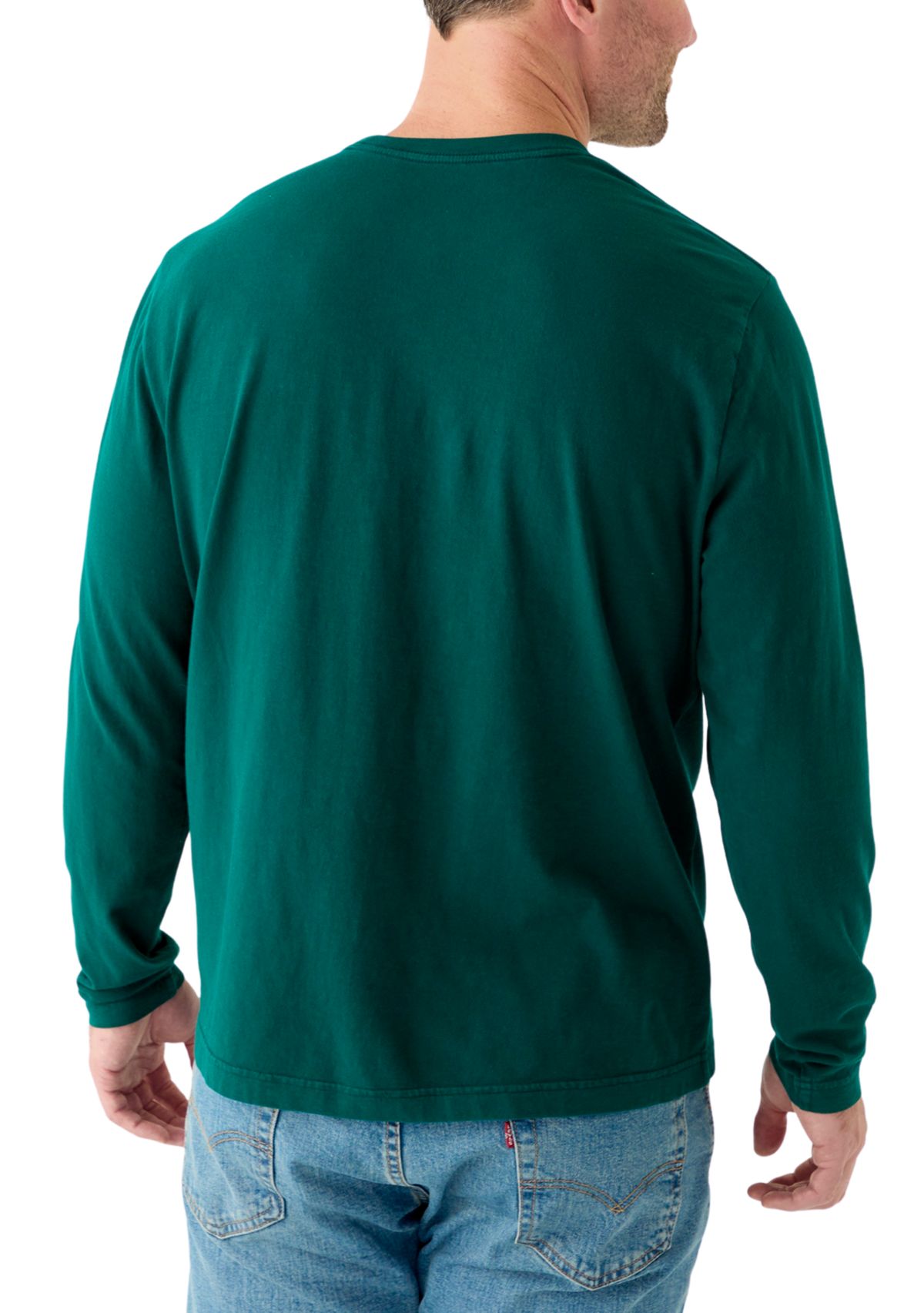 Slub Cotton Long Sleeve T-Shirt