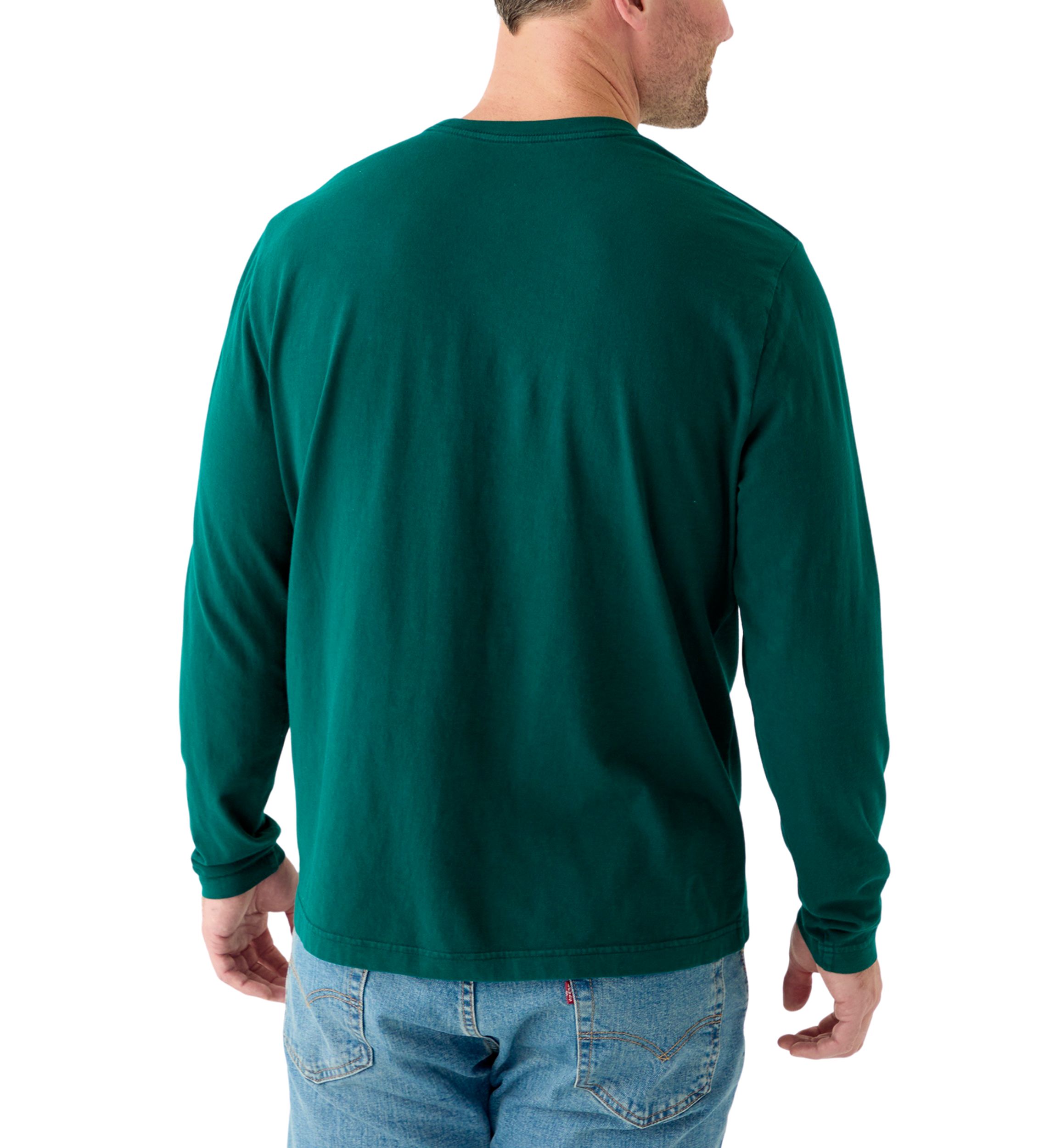 Slub Cotton Long Sleeve T-Shirt
