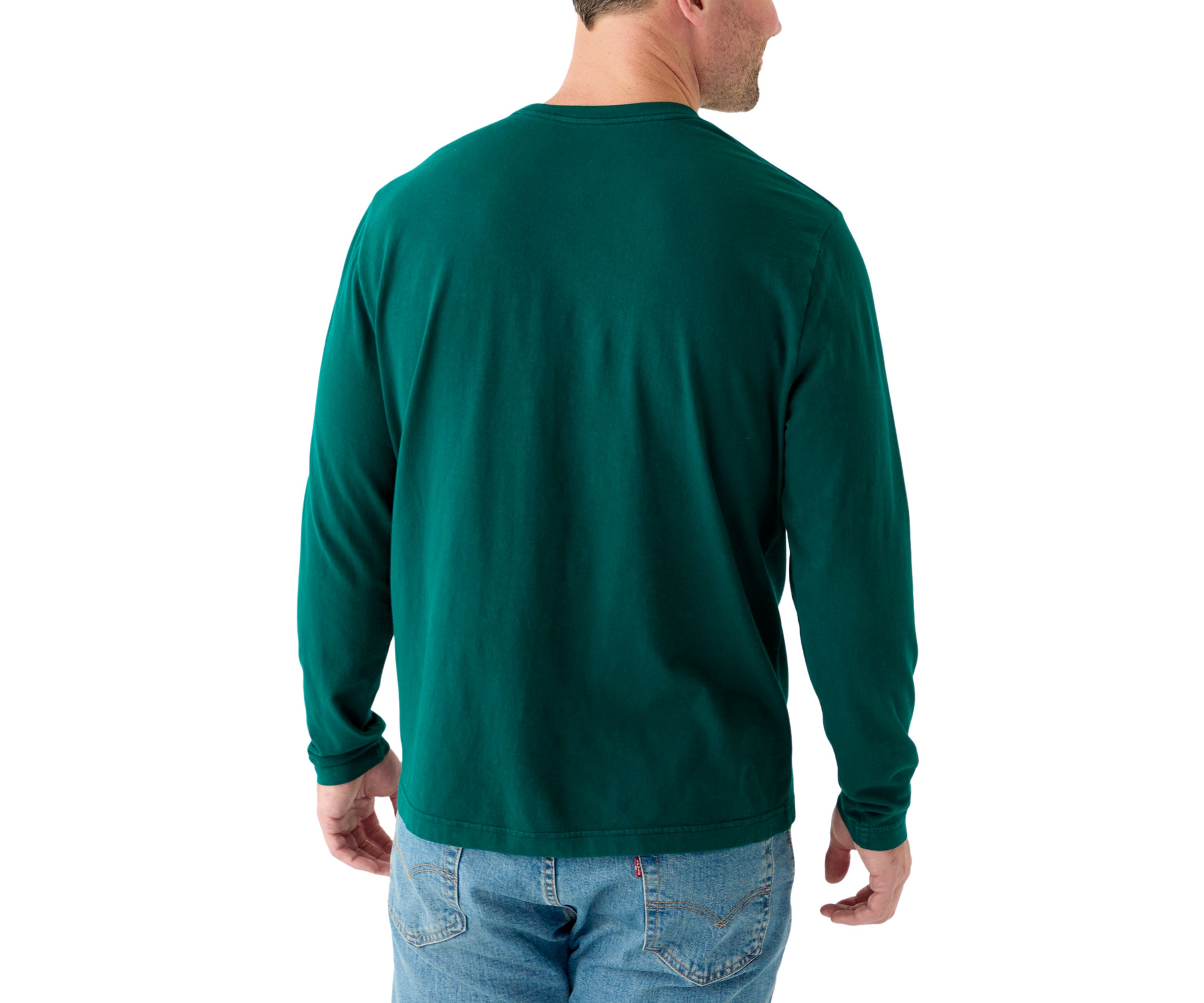 Slub Cotton Long Sleeve T-Shirt