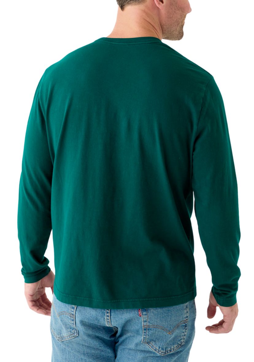 Slub Cotton Long Sleeve T-Shirt