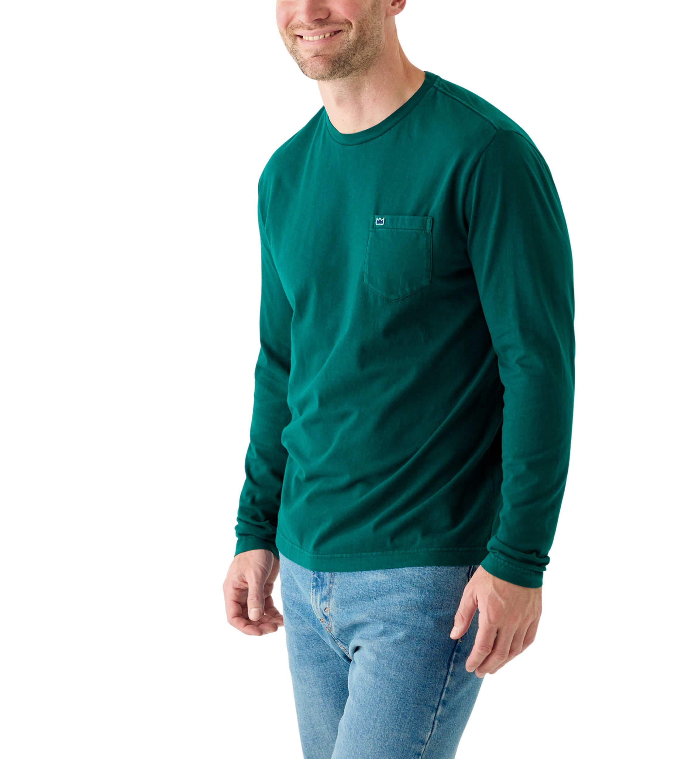 Slub Cotton Long Sleeve T-Shirt