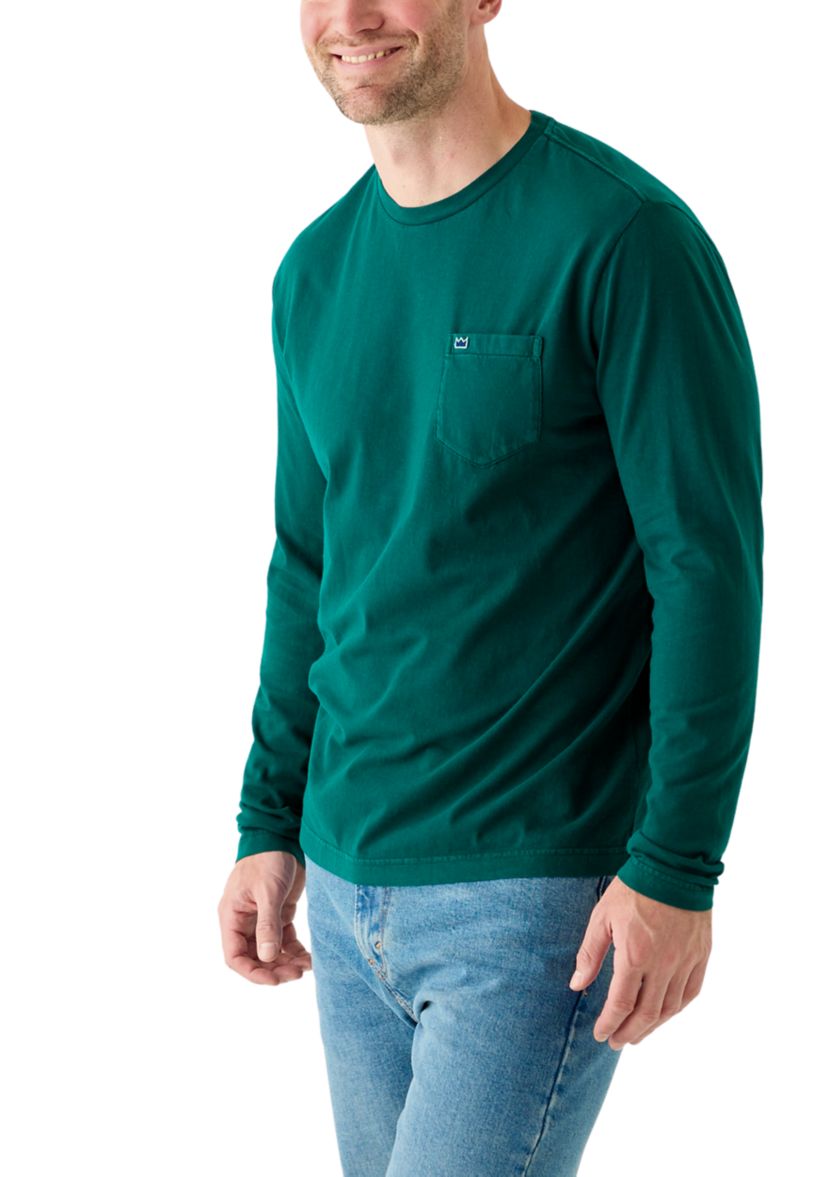 Slub Cotton Long Sleeve T-Shirt