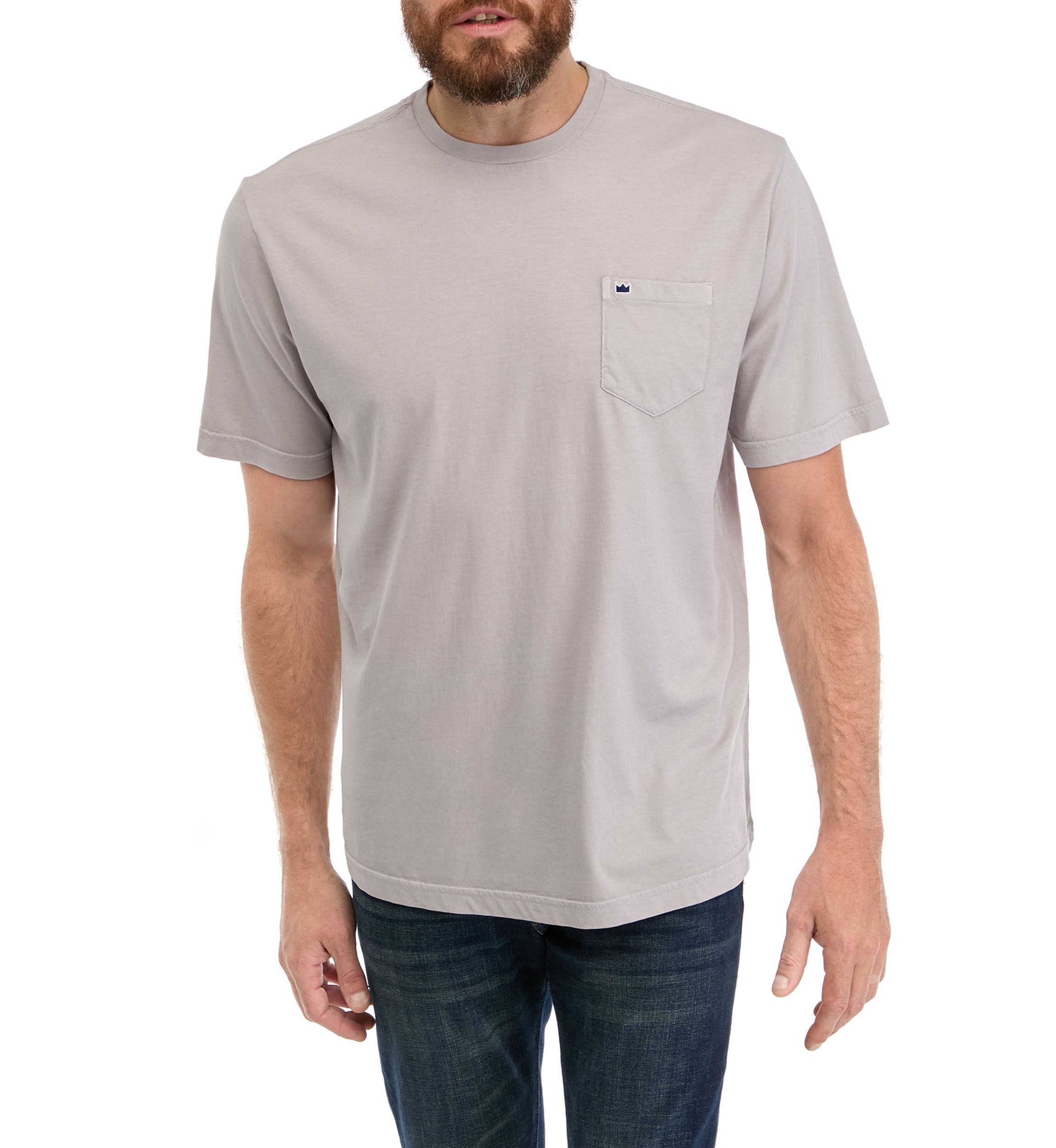 Short Sleeve Crew Neck Pocket T-Shirt