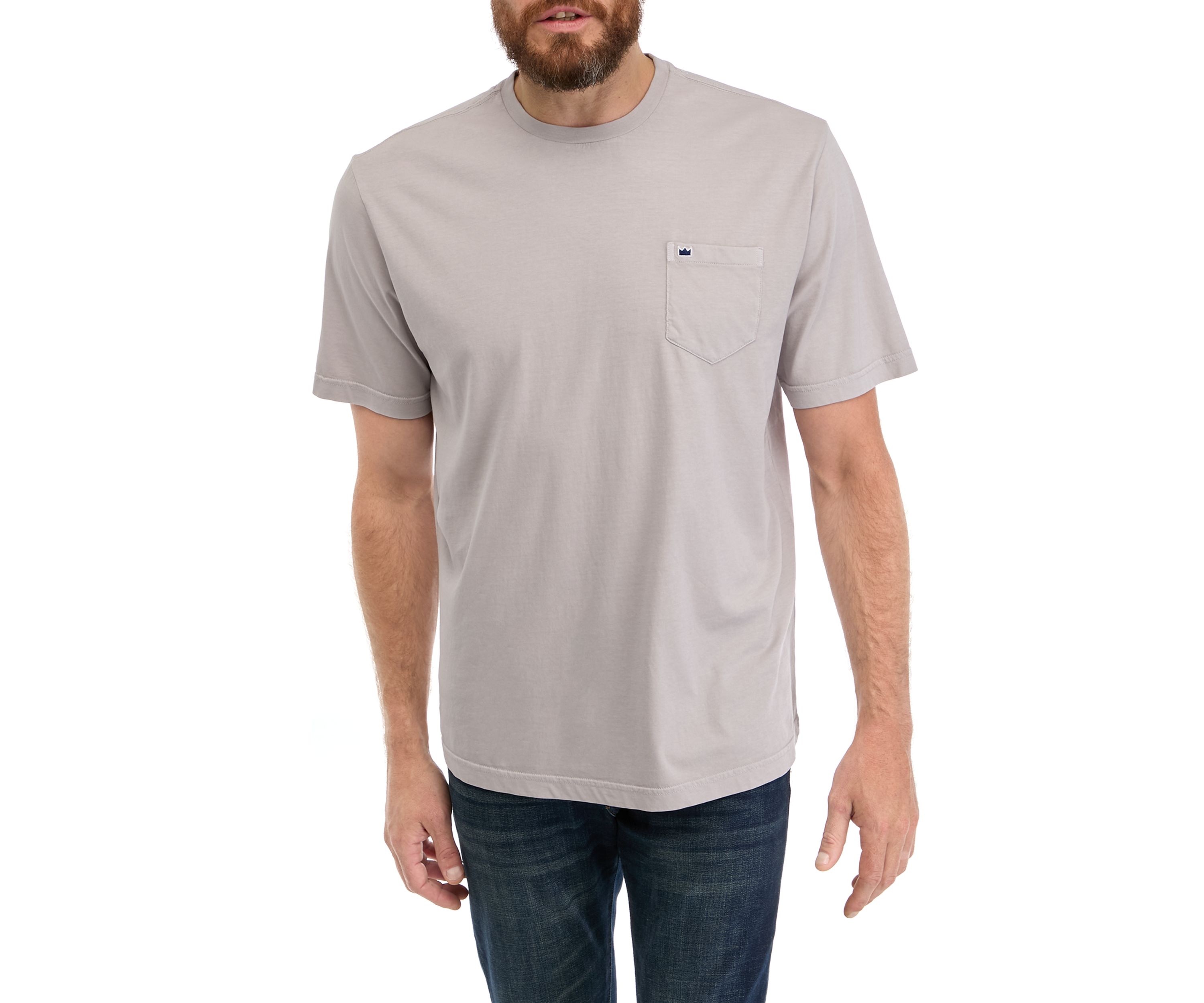 Short Sleeve Crew Neck Pocket T-Shirt