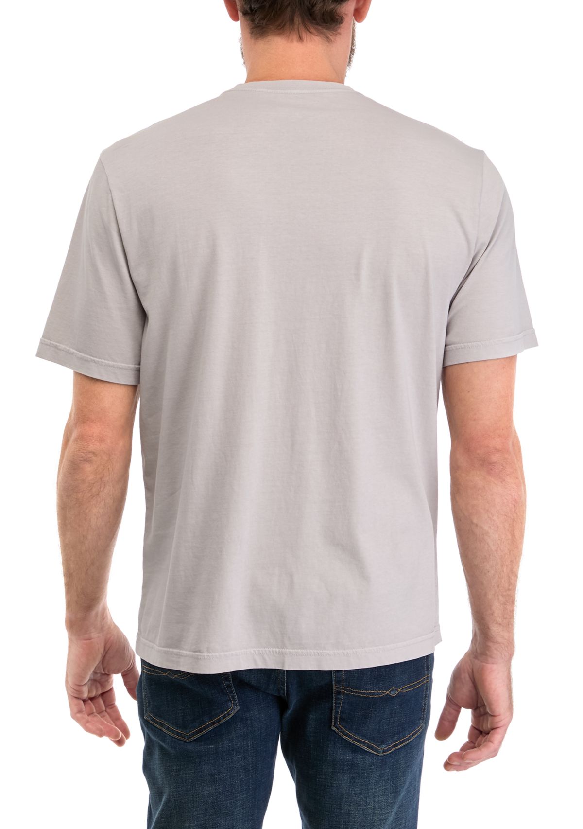 Short Sleeve Crew Neck Pocket T-Shirt